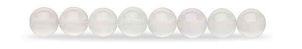 White Agate Gemstone beads